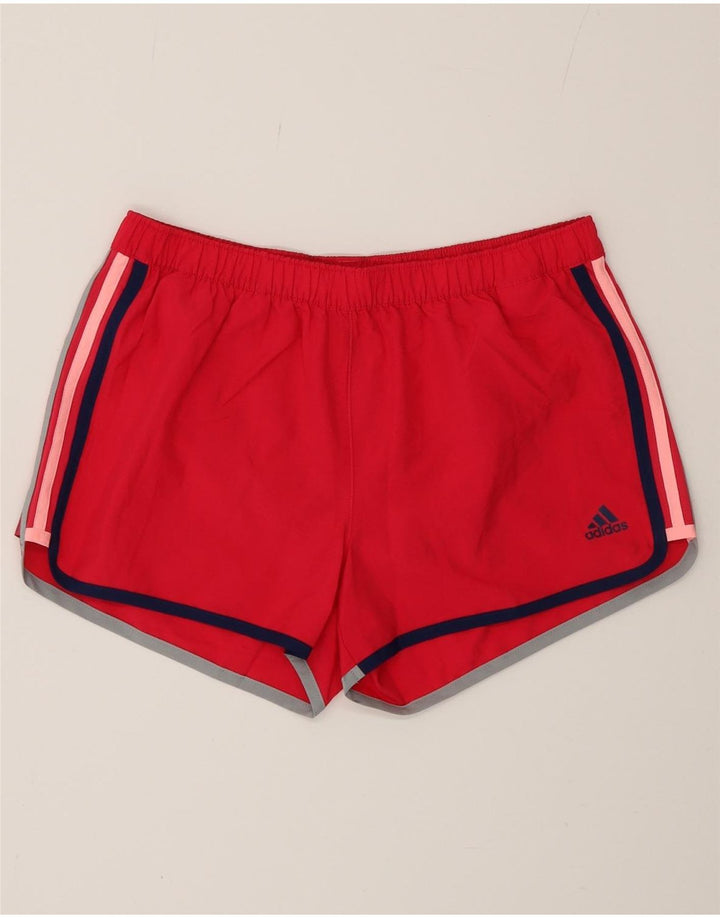 Pantaloni scurți sport Climalite ADIDAS pentru femei UK 10, poliester roz mic
