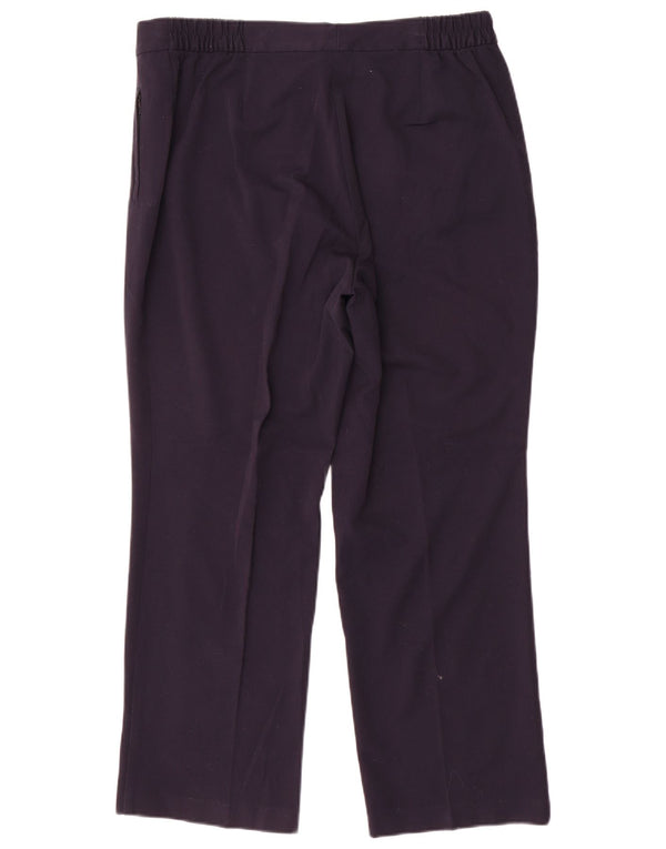 Pantaloni casual pentru femei Marks & Spencer UK 16 Large W34 L28 Bleumarin
