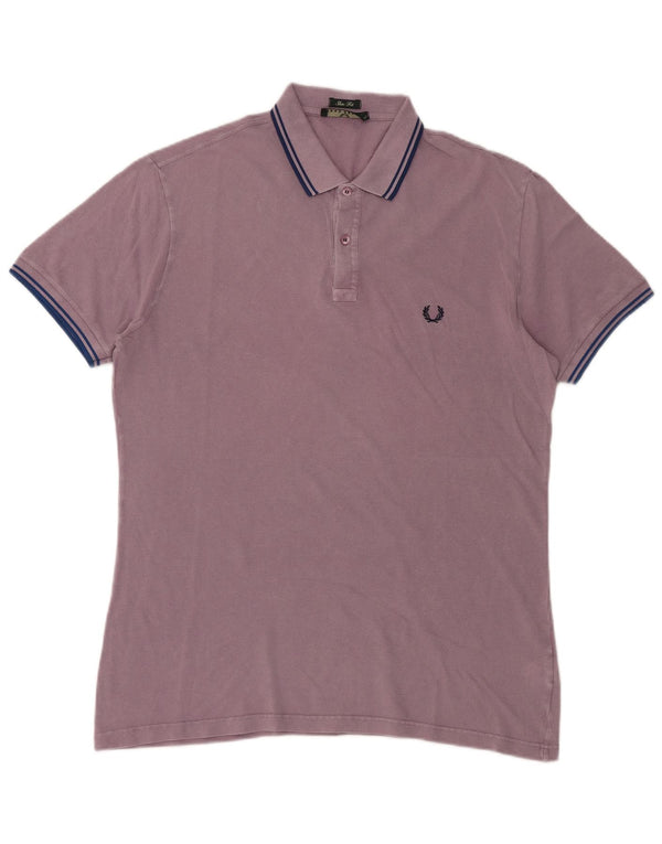 Cămașă polo pentru bărbați Fred Perry, 2XL, mov, bumbac