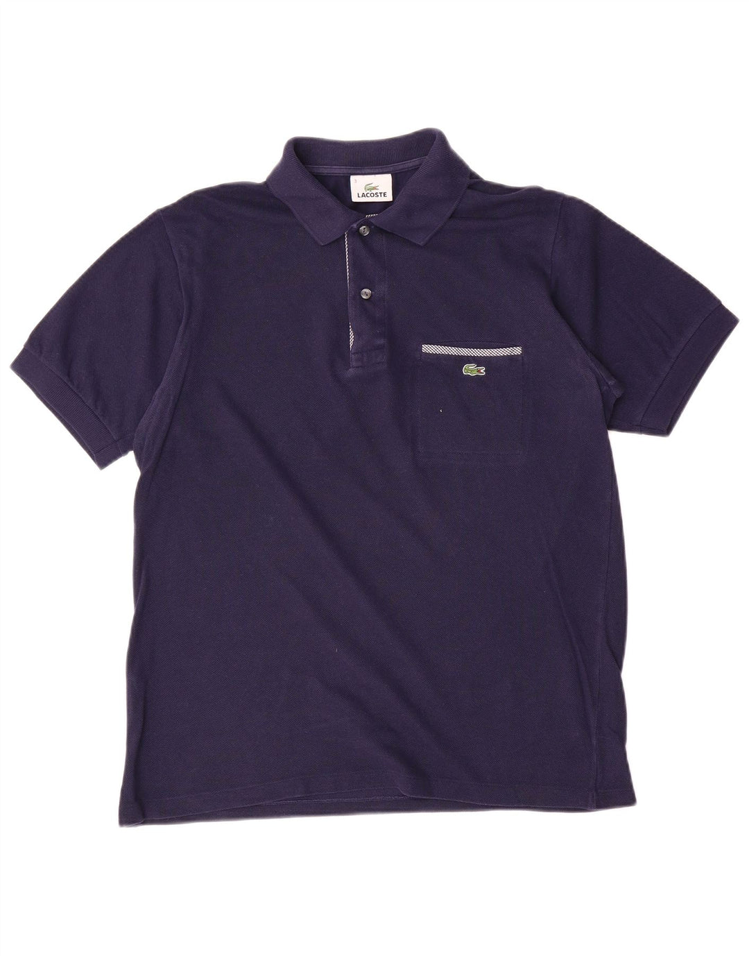 Tricou polo pentru bărbați Lacoste Mărimea 3 Bumbac bleumarin mic