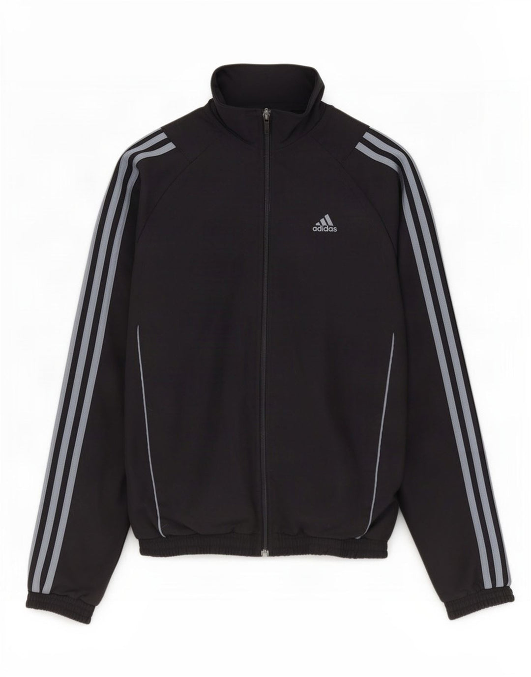 Jachetă de top pentru trening cu grafic pentru băieți Adidas 15-16 ani, poliester negru