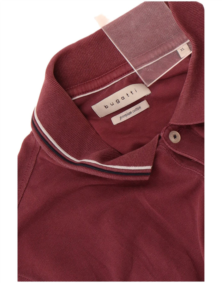 Tricou polo pentru bărbați Bugatti XL maro