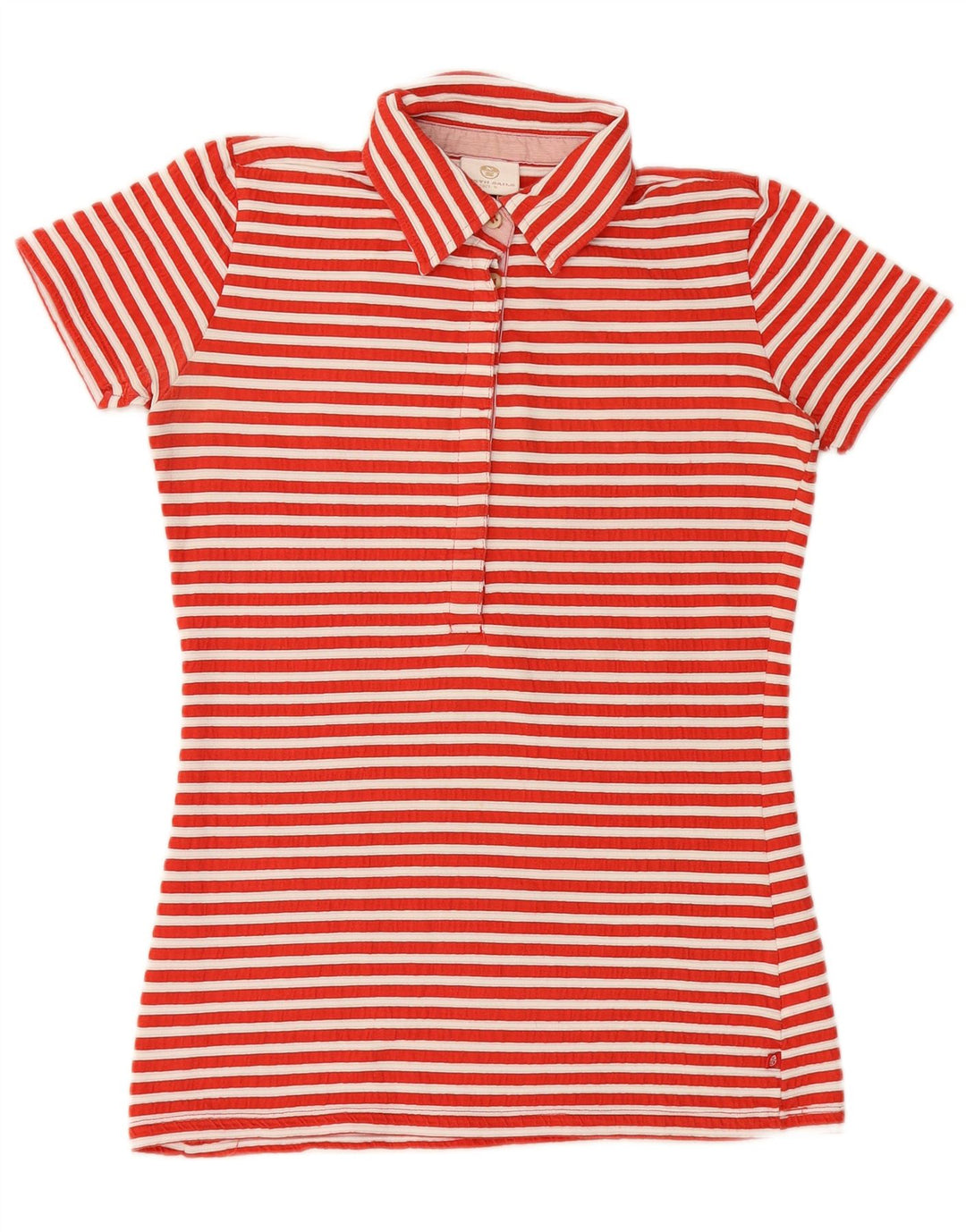 NORTH SAILS Tricou polo cu grafic pentru femei UK 10 Small Red Dunge