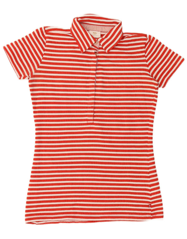 NORTH SAILS Tricou polo cu grafic pentru femei UK 10 Small Red Dunge