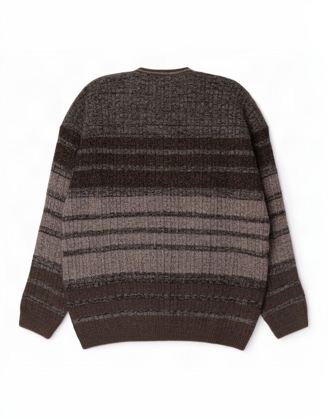 Tris Line Pulover cu decolteu în V pentru bărbați IT 54 XL Lână cu dungi gri