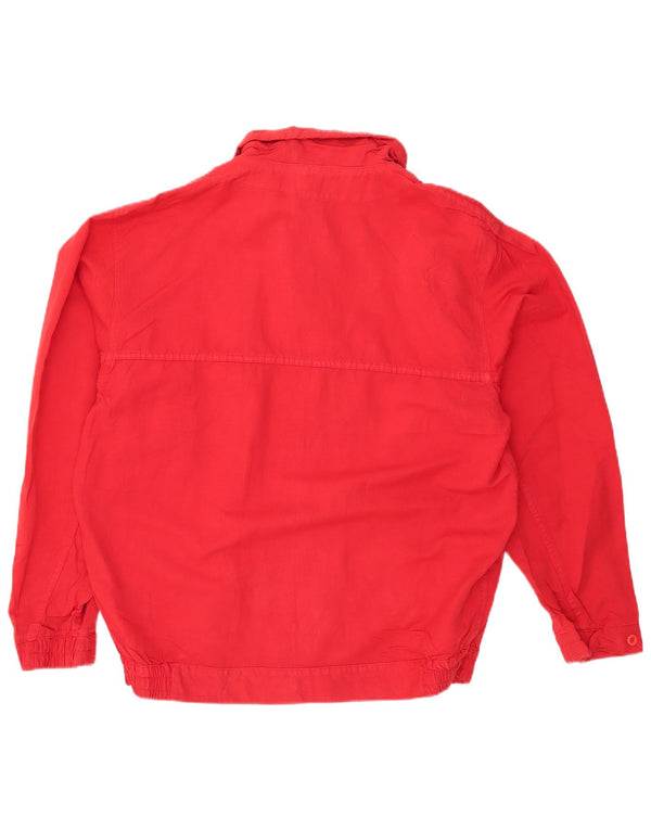 Bomber vintage pentru bărbați UK 40, mare, roșu, bumbac