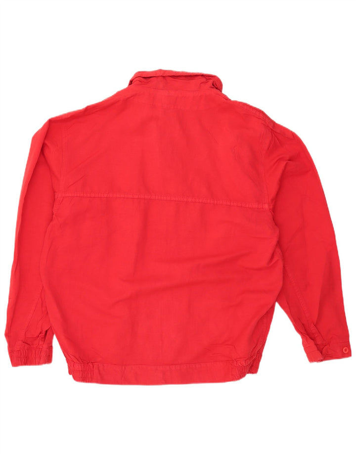 Bomber vintage pentru bărbați UK 40, mare, roșu, bumbac