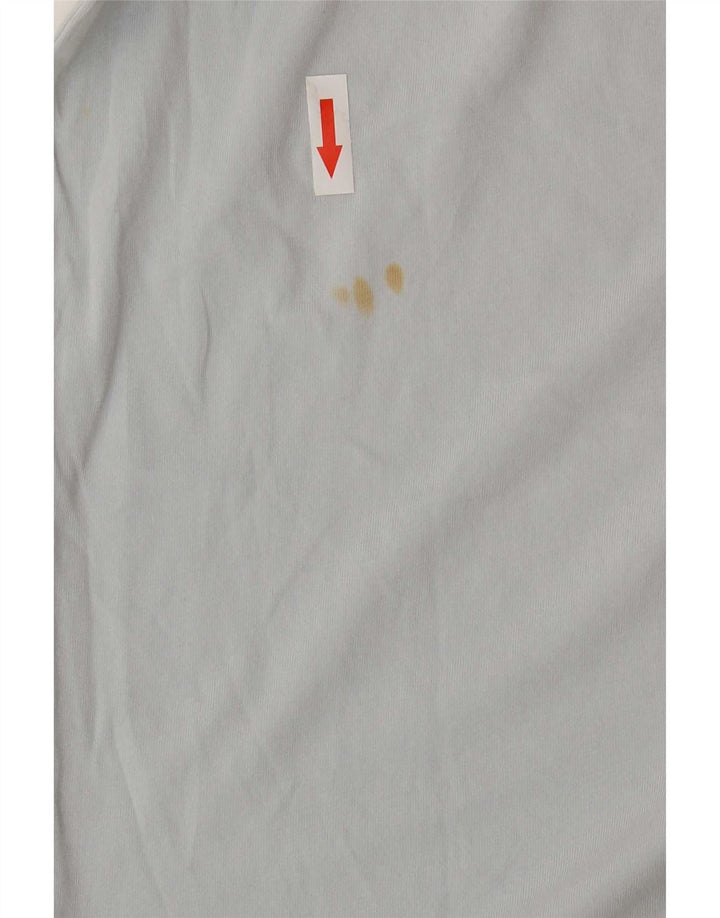 Tricou cu grafică Puma pentru bărbați Top din bumbac albastru mediu