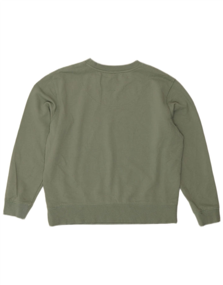 Pulover supradimensionat pentru femei Joules UK 10 Bumbac verde mic