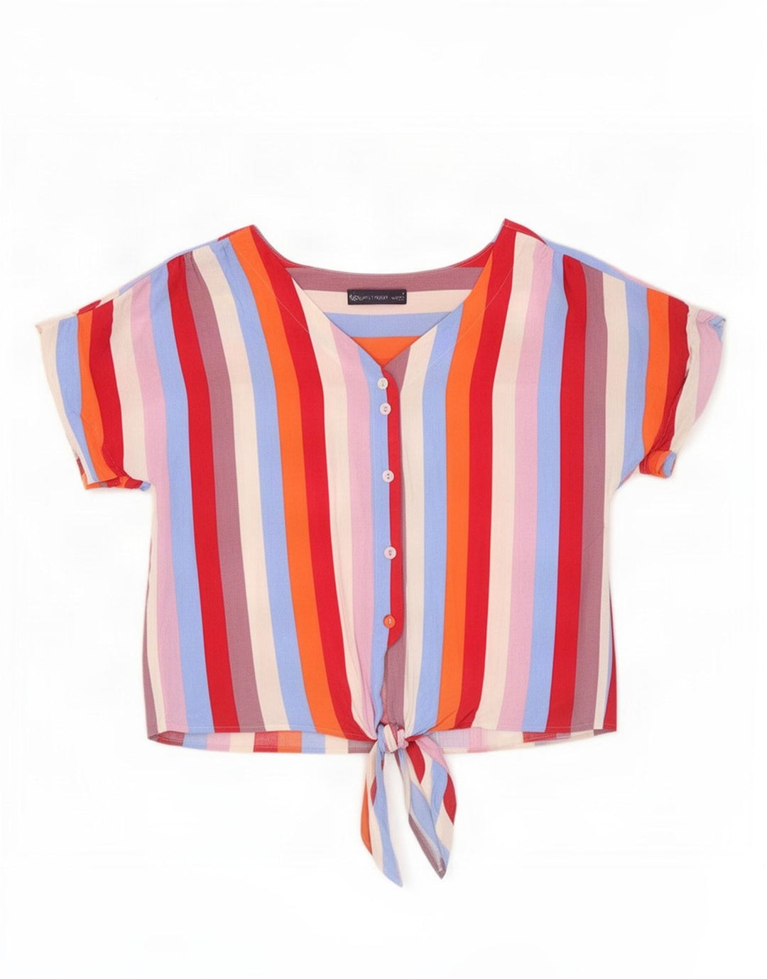 Bluză pentru femei Marks & Spencer Crop Shirt UK 10 Small Multicolor