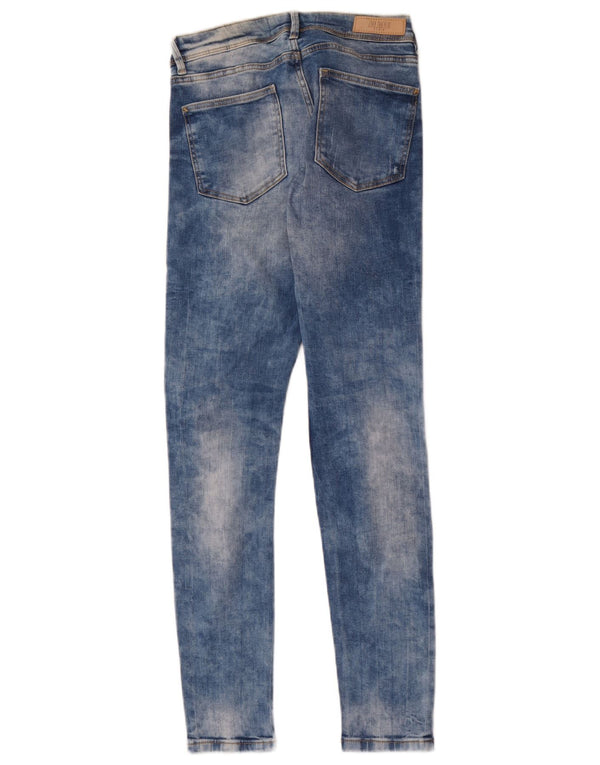 Blugi skinny distressed Trafaluc pentru femei Zara EU 36 XS W26 L29 Albastru