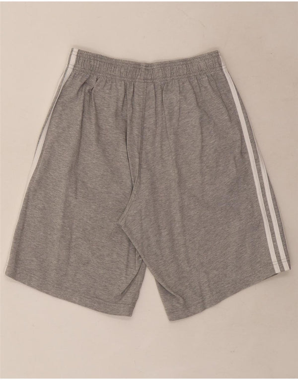Pantaloni scurți sport adidas pentru bărbați, bumbac, gri mic