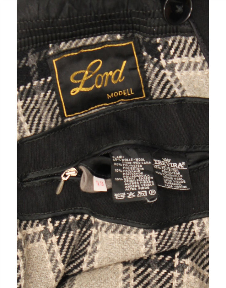 Trench Bărbați LORD IT 48 Lână Neagră Medie