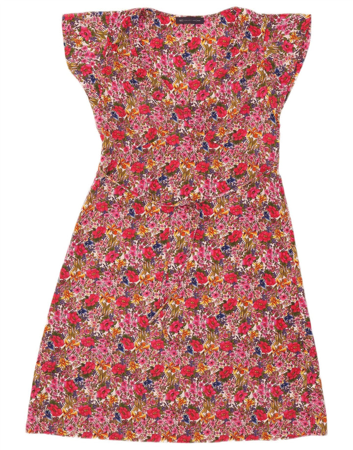 Rochie A-Line pentru femei Marks & Spencer UK 10 Poliester floral roz mic