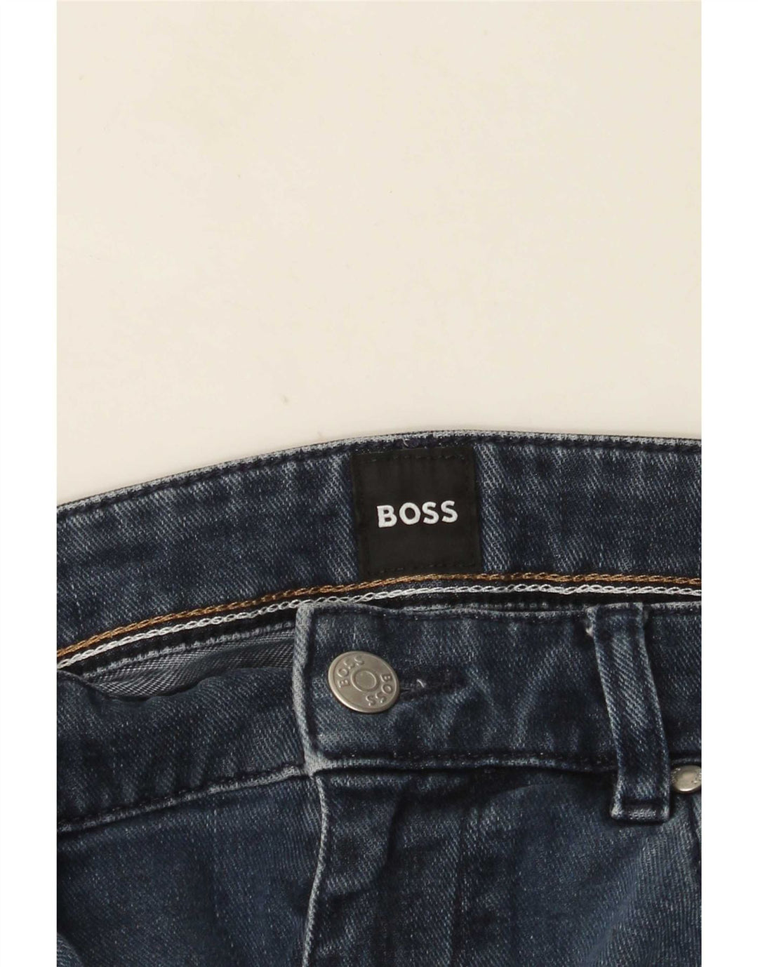 Blugi slim pentru bărbați Hugo Boss W32 L30 bleumarin