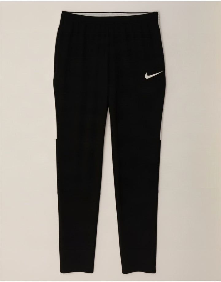 Pantaloni de trening Nike Dri Fit pentru bărbați, negru mediu, poliester bloc de culoare