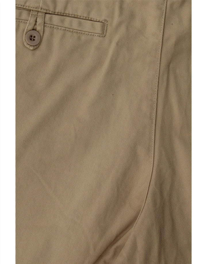 MARKS & SPENCER Pantaloni scurți chino pentru bărbați W34, bumbac mare, bej