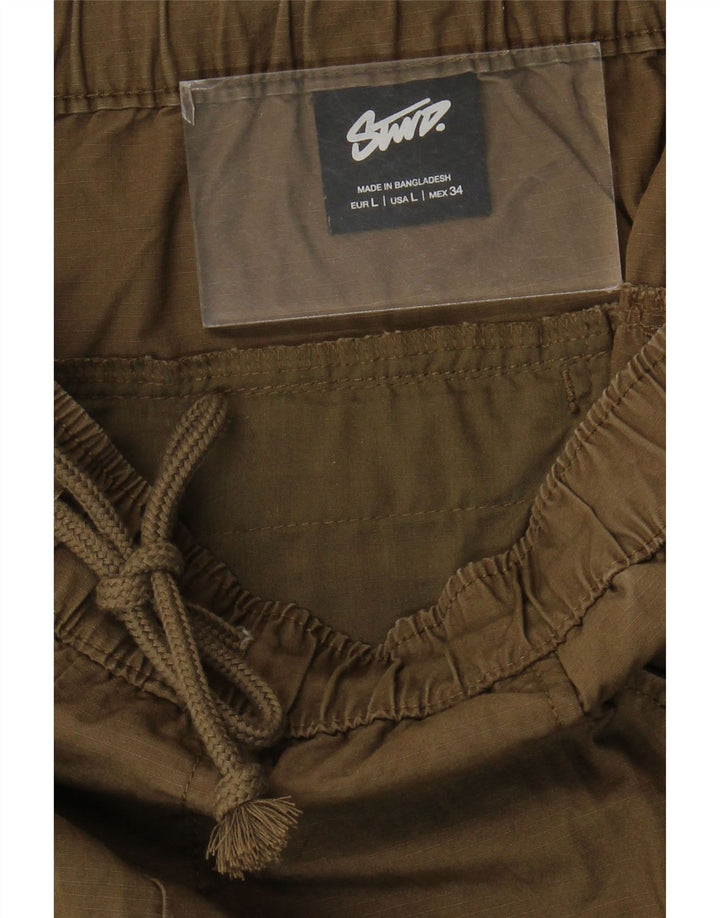 Pantaloni scurți cargo STWD pentru bărbați, mari W34 kaki