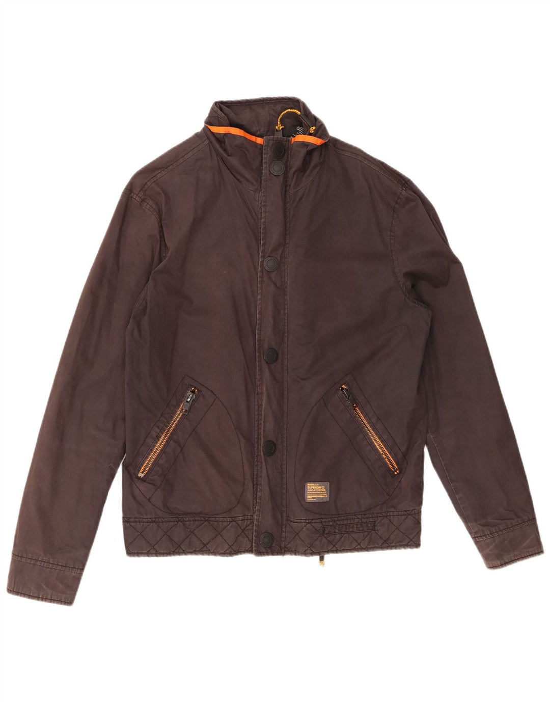 SUPERDRY Jachetă Bomber cu grafică pentru bărbați UK 42 XL, bumbac negru