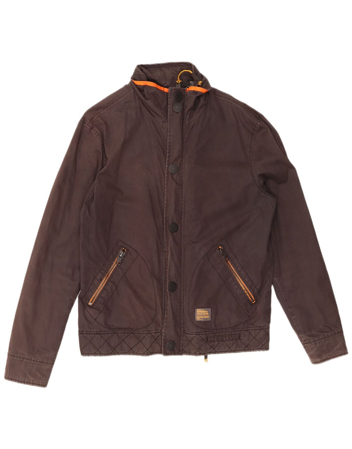 SUPERDRY Jachetă Bomber cu grafică pentru bărbați UK 42 XL, bumbac negru