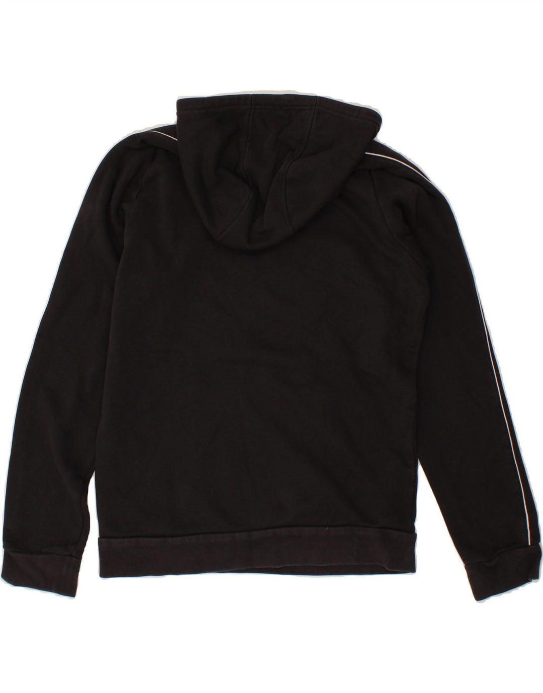 ADIDAS Mens Hoodie Jumper Medium Black Cotton Vintage Adidas and Second-Hand Adidas from Messina Hembry 