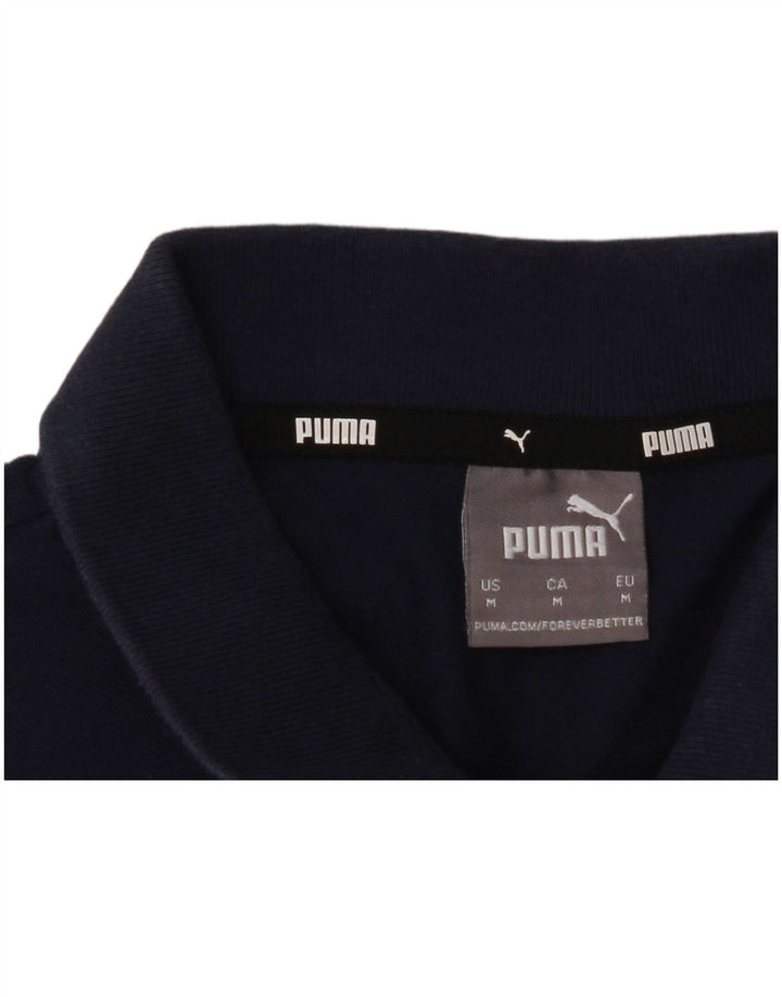 PUMA Mens Polo Shirt Medium Navy Blue