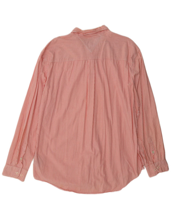 Cămașă personalizată pentru bărbați Tommy Hilfiger, bumbac cu dungi roz, 2XL