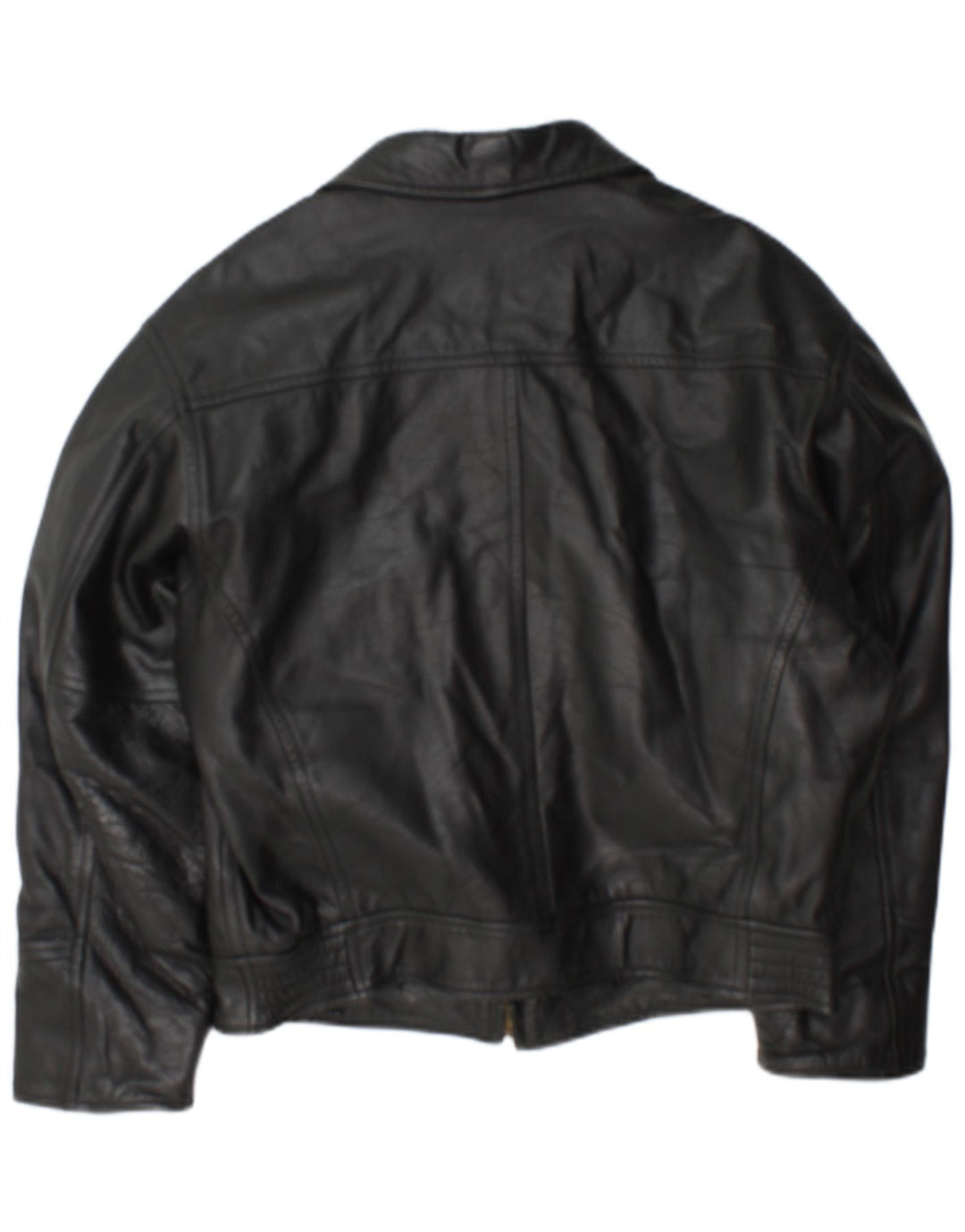 Jachetă de piele pentru bărbați Jeanseria Del Corso UK 36 Small Black