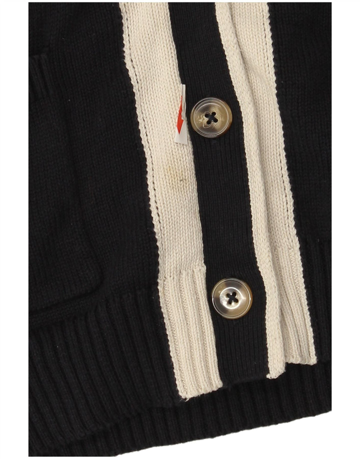 Pulover cardigan pentru femei Marks & Spencer UK 14 Medium Bleumarin Colorblock