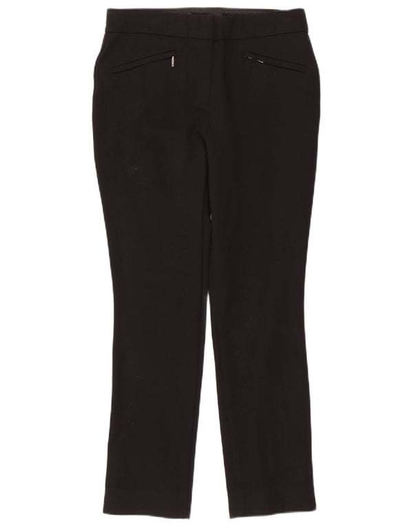 Pantaloni casual subțiri pentru femei Marks & Spencer UK 8 Small W28 L27 Negru