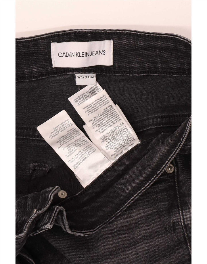 Blugi slim pentru bărbați Calvin Klein W32 L32 bumbac gri