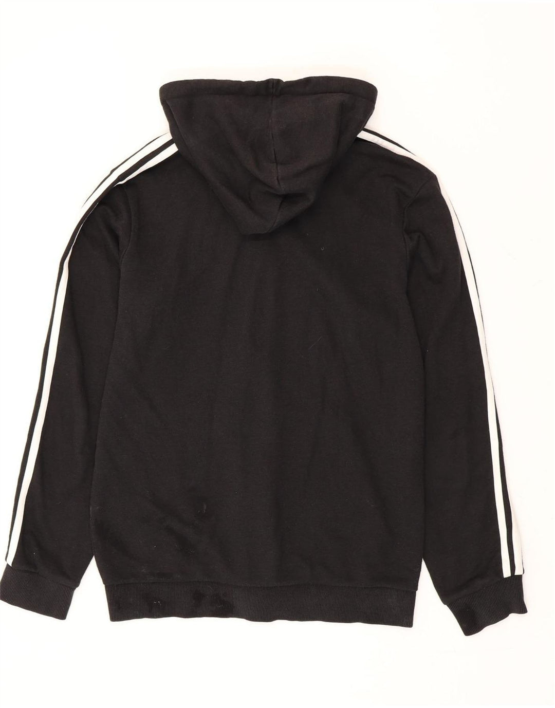 Pulover Adidas pentru bărbați, cu fermoar, bumbac mediu negru