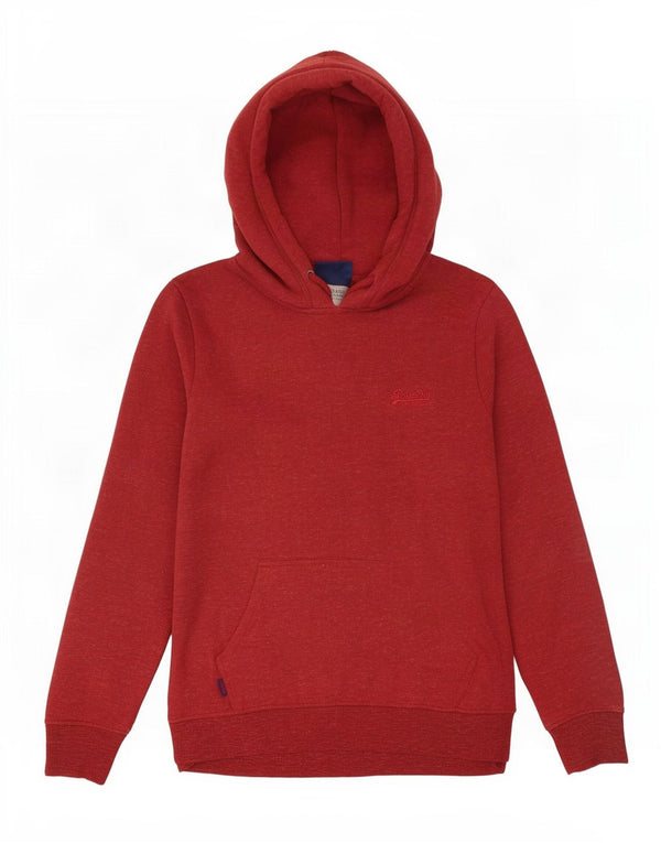 Pulover Superdry pentru damă, UK 12, bumbac burgundy mediu