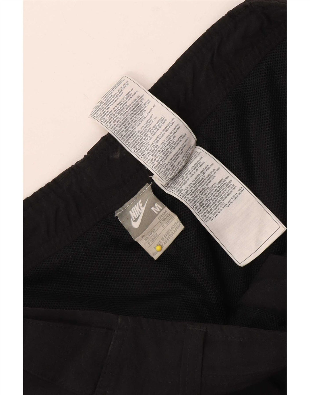 Pantaloni cargo Nike pentru bărbați, medii W34 L30, poliester negru