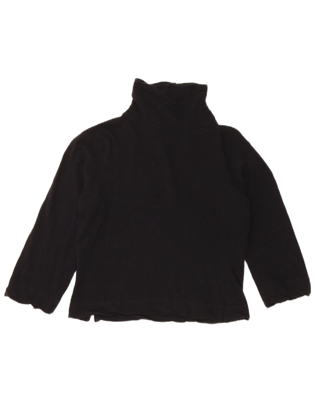 Pulover de damă PINKO cu mânecă 3/4 cu gât țestoasă și pulover UK 14 mediu negru