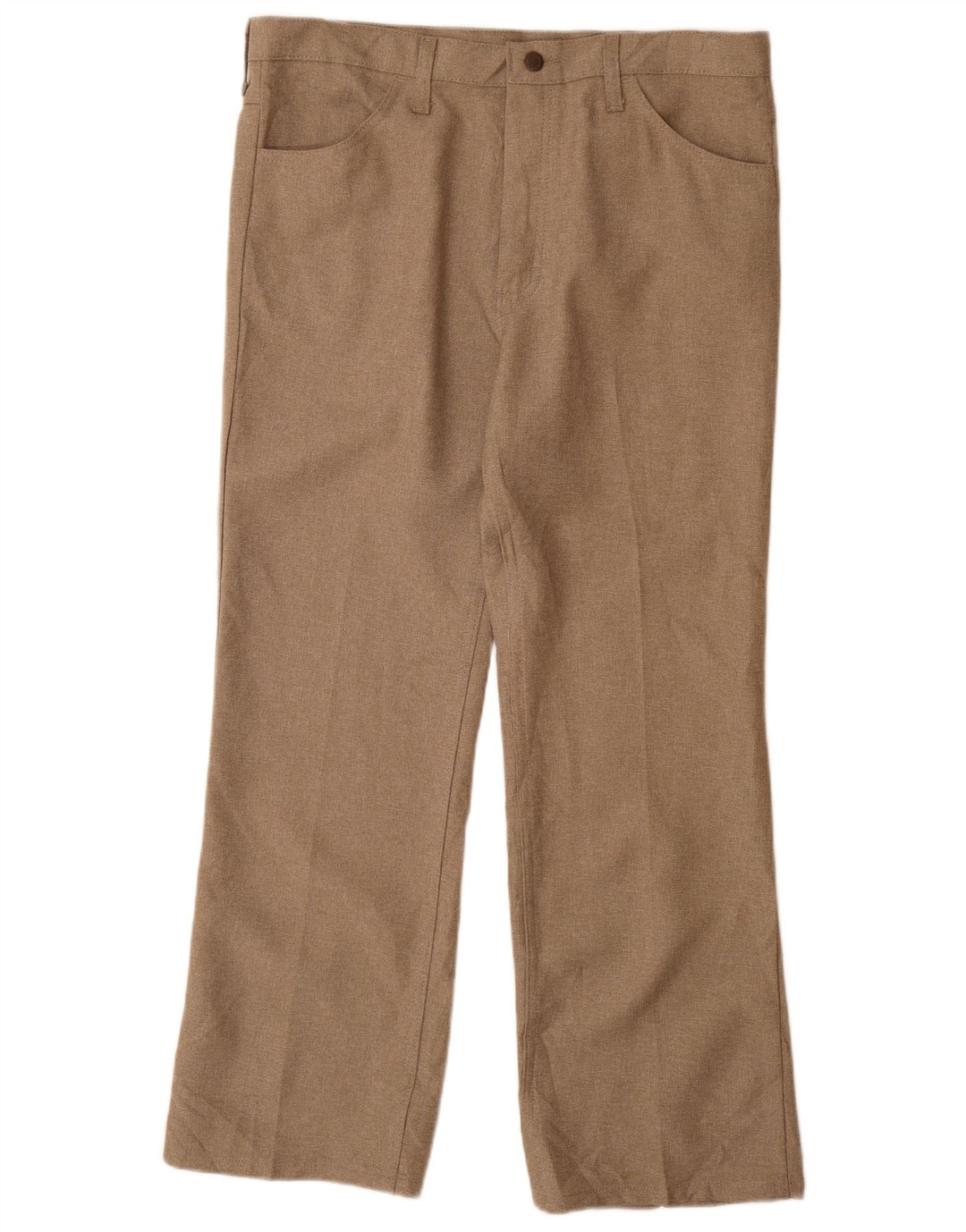 Pantaloni casual drepti pentru bărbați Wrangler W36 L29 poliester bej