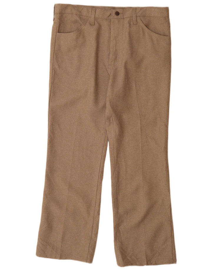 Pantaloni casual drepti pentru bărbați Wrangler W36 L29 poliester bej