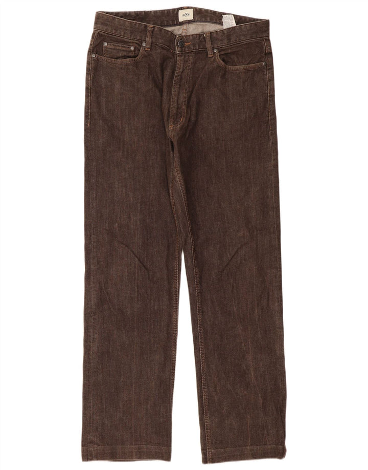 CERRUTI 1881 Blugi Drepți Bărbați W36 L31 Bumbac Maro