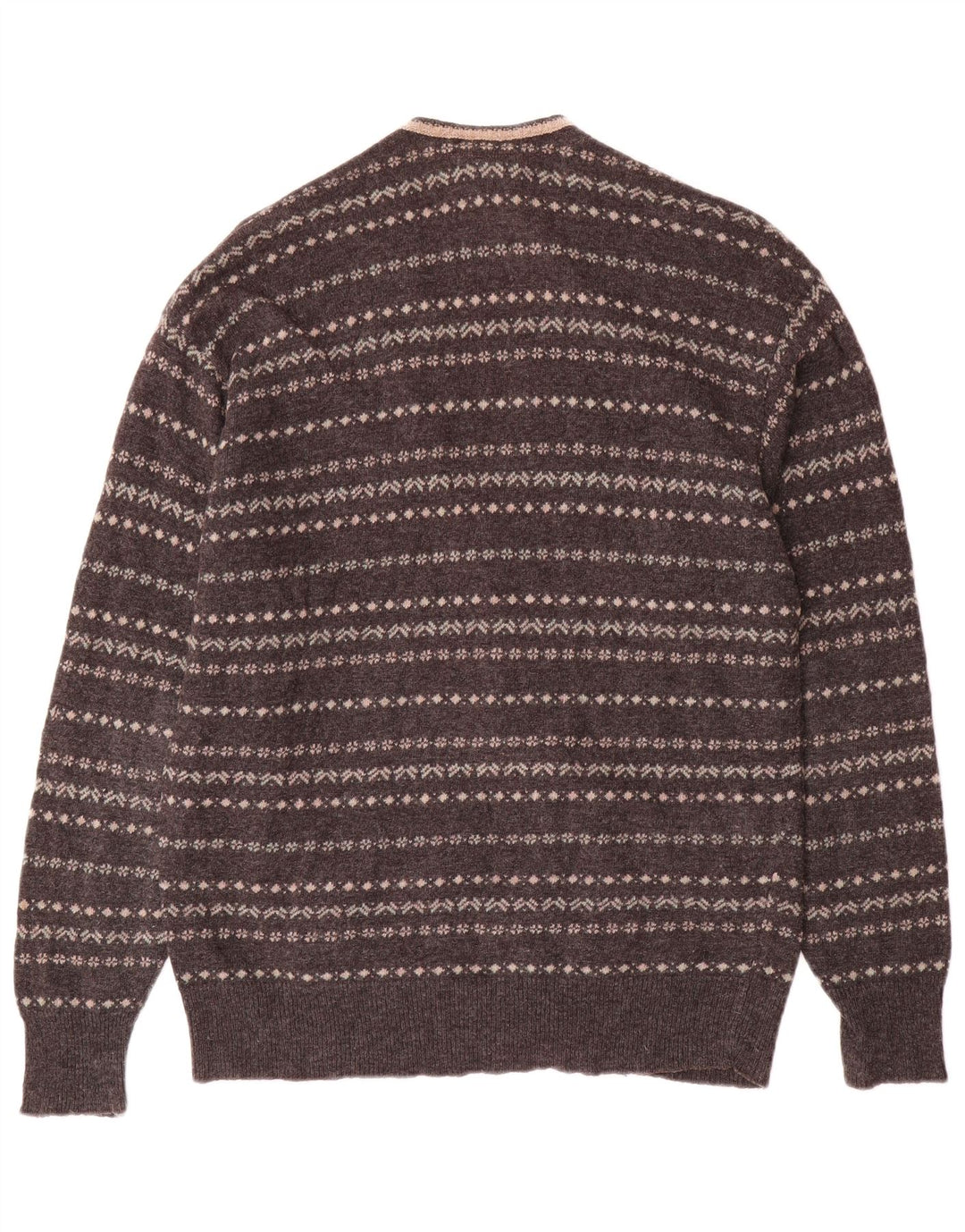Pulover cardigan pentru bărbați Franco Ziche, lână cu dungi mici, gri