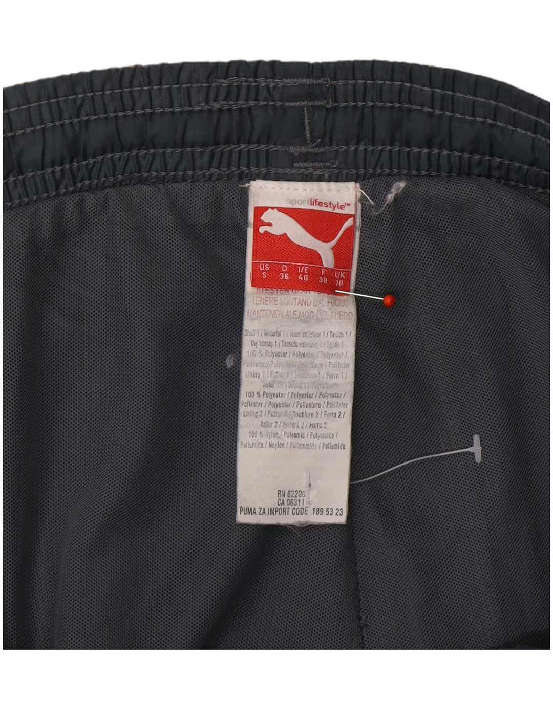 PUMA Womens Tracksuit Trousers UK 10 Small Blue Polyester