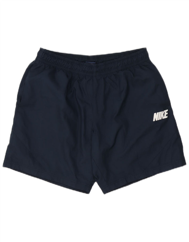 Pantaloni scurți sport Nike pentru bărbați, mari, albastru, poliester