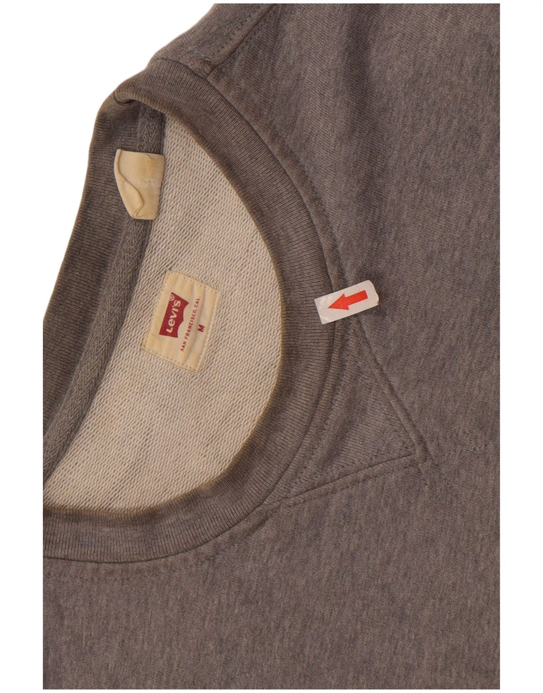Pulover Levi's pentru bărbați, bumbac, gri mediu