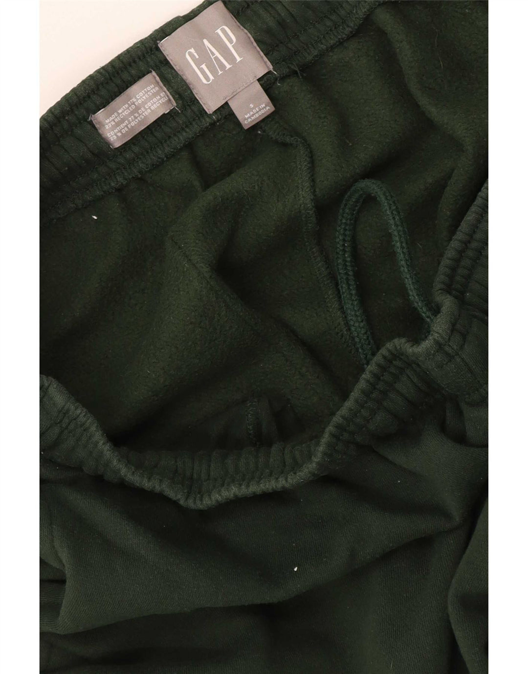 Gap Pantaloni de trening pentru bărbați Joggeri mici Bumbac verde