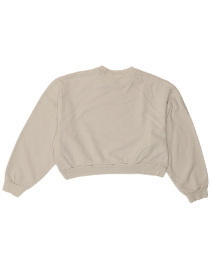 Pulover pentru femei Levi's Crop Graphic Oversized Sweat UK 10 Small White