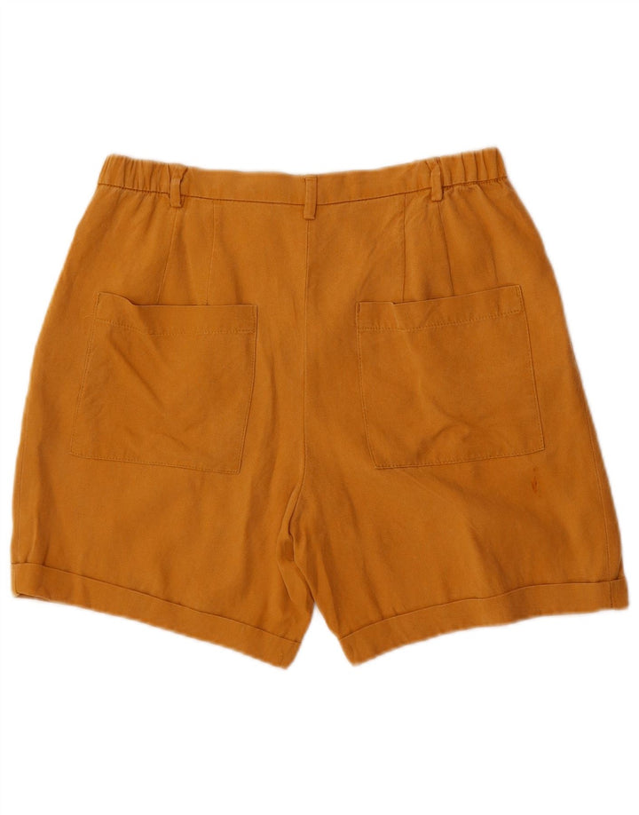 Pantaloni scurți chino plisați pentru femei Zara mici W26 maro