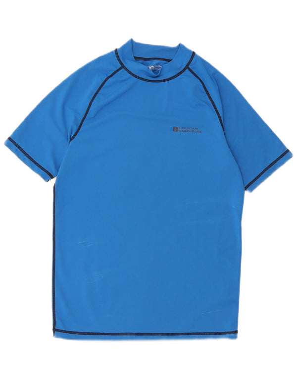 Tricou pentru bărbați Mountain Warehouse Top Small Blue Nylon