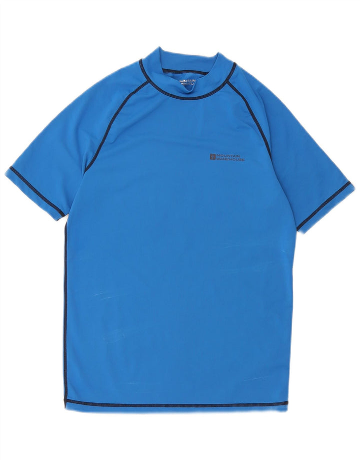 Tricou pentru bărbați Mountain Warehouse Top Small Blue Nylon