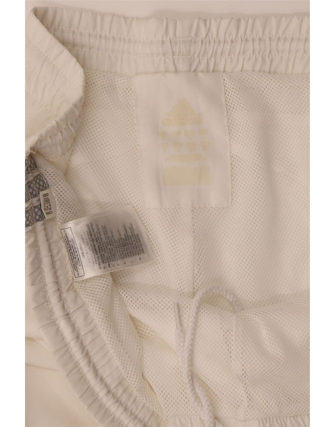 Pantaloni scurți sport pentru bărbați Adidas Climalite, mari, alb, din poliester