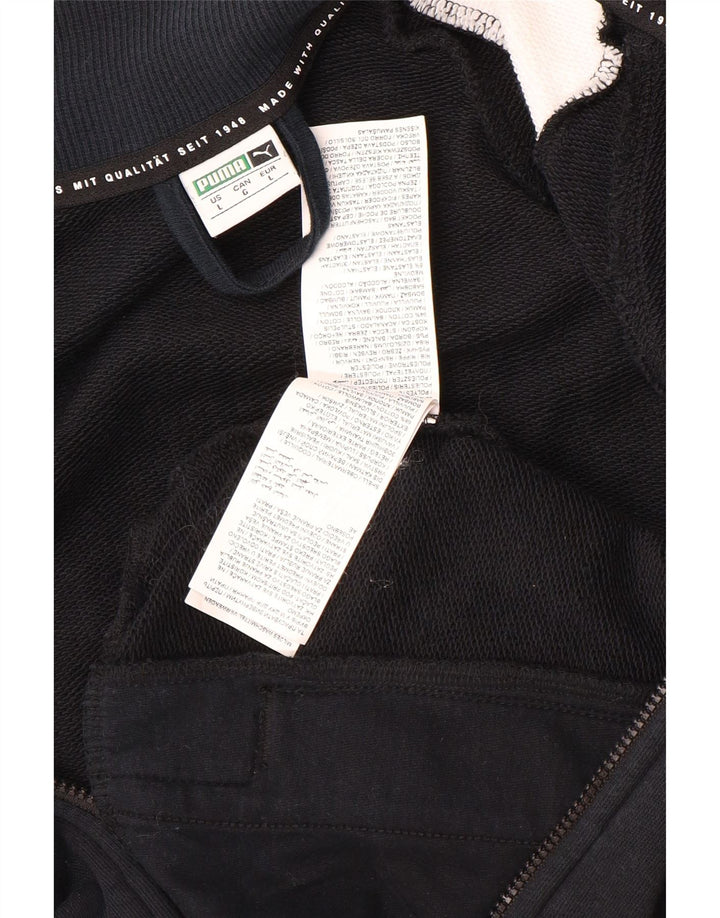Jachetă Puma Crop Trening Top Jacket UK 16, mare, negru, color block