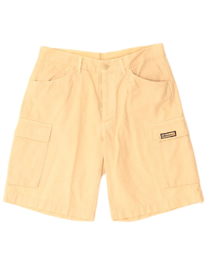 Pantaloni scurți cargo pentru bărbați Ellesse W40 XL, bumbac, bej